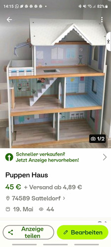 Holz puppenhaus stockwerke 6 - puppenhaus,