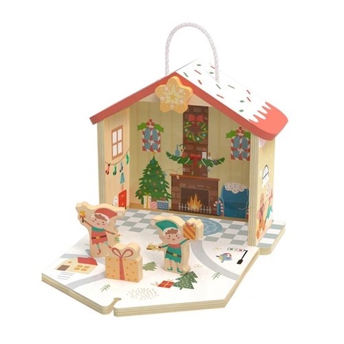 Puppenhaus aus holz - puppenhaus,