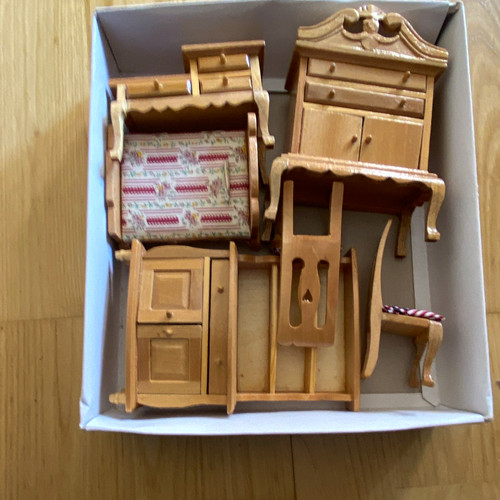 Puppenhaus schlafzimmer set - puppenhaus, schlafzimmer-set