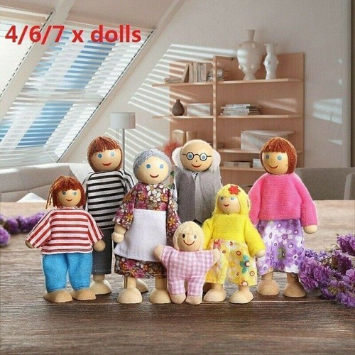 Holz puppen personen - holz, familie
