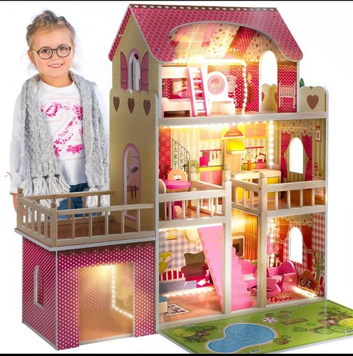 Puppenhaus holz gross - puppenhaus,