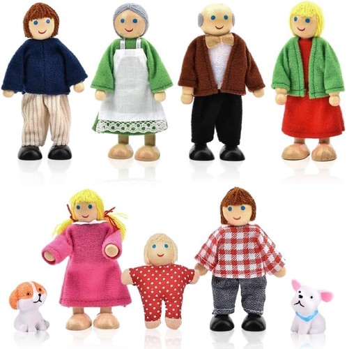 Puppenhaus puppenfamilie set - puppenhaus,