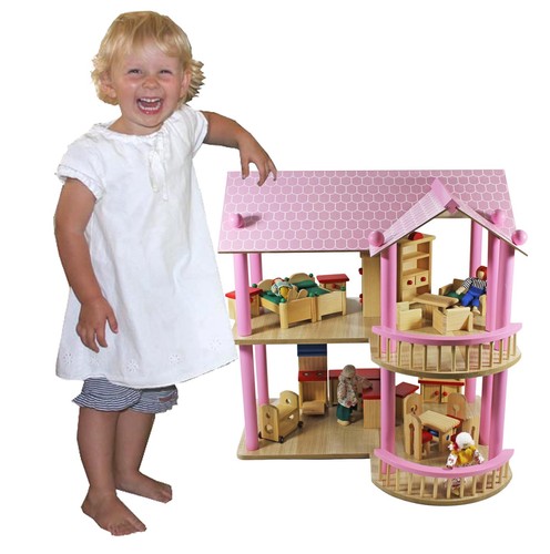 Riesiges puppenhaus villa - puppenhaus,