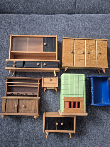 Puppenhaus möbel set - möbel-set, holz