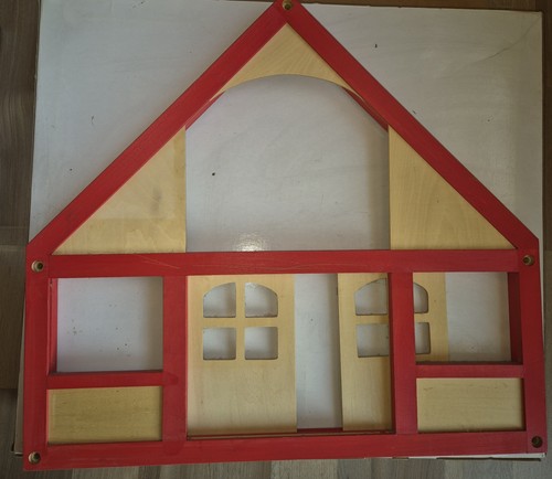 Puppenhaus aus holz - aus, holz,
