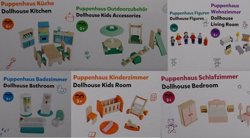 Puppenhaus möbel set - puppenhaus,