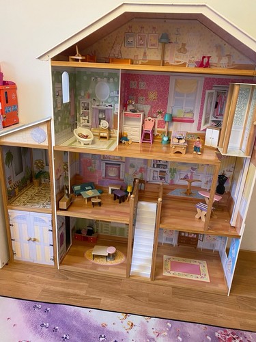 Kidkraft puppenhaus aus holz - aus,