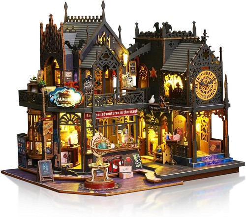 Holzpuppenhaus haus diy led - holzpuppenhaus,