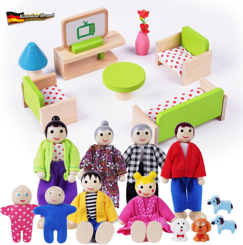 Puppenhaus möbel set - puppenhaus,